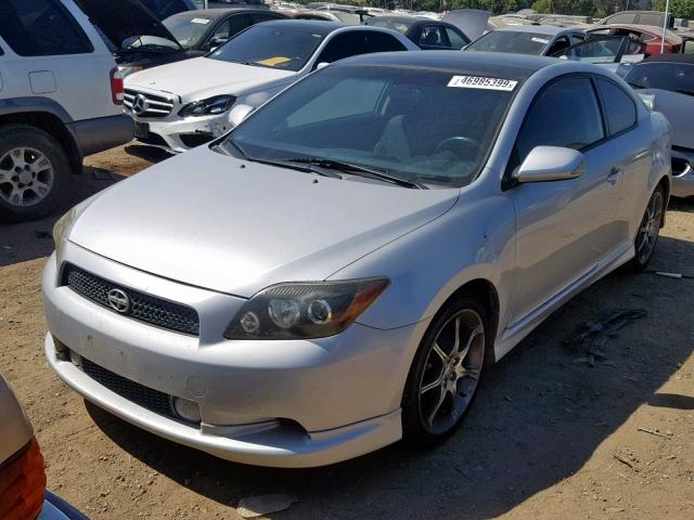 JTKDE167280222752 - 2008 TOYOTA SCION TC ვერცხლისფერი ფოტო 2