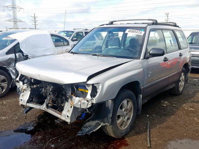 JF1SF6358XH748790 - 1999 SUBARU FORESTER L SILVER photo 2