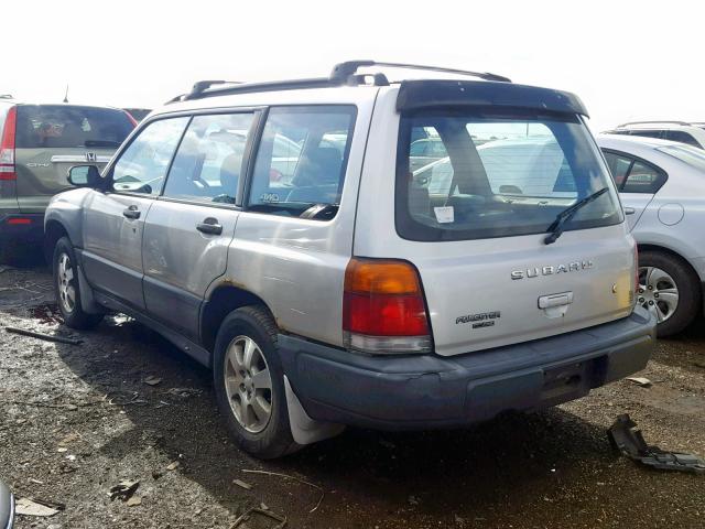 JF1SF6358XH748790 - 1999 SUBARU FORESTER L SILVER photo 3