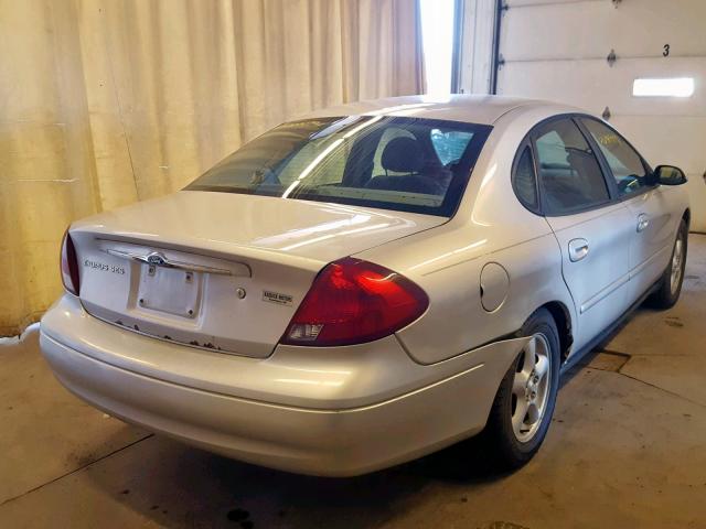 1FAFP55293A182136 - 2003 FORD TAURUS SES GRAY photo 4