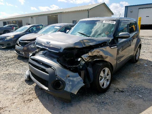 KNDJN2A2XK7023698 - 2019 KIA SOUL GRAY photo 2