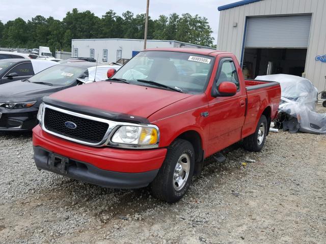 1FTZF1726YNA75934 - 2000 FORD F150 RED photo 2