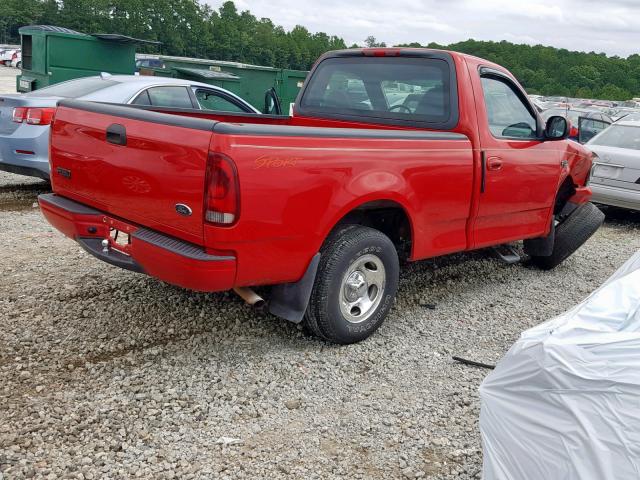 1FTZF1726YNA75934 - 2000 FORD F150 RED photo 4