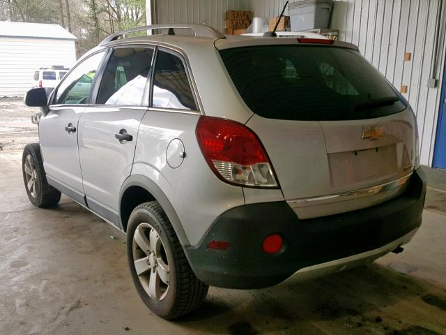 3GNAL2EK1CS610690 - 2012 CHEVROLET CAPTIVA SP SILVER photo 3