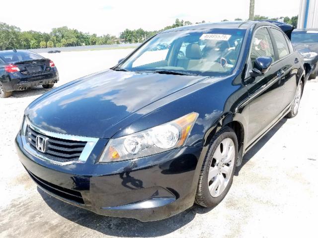 1HGCP26879A010129 - 2009 HONDA ACCORD EXL BLACK photo 2