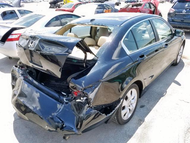 1HGCP26879A010129 - 2009 HONDA ACCORD EXL BLACK photo 4