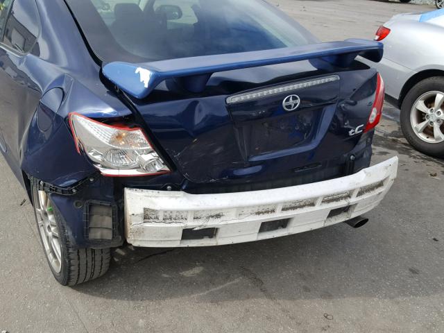 JTKDE177960110851 - 2006 TOYOTA SCION TC ლურჯი ფოტო 9
