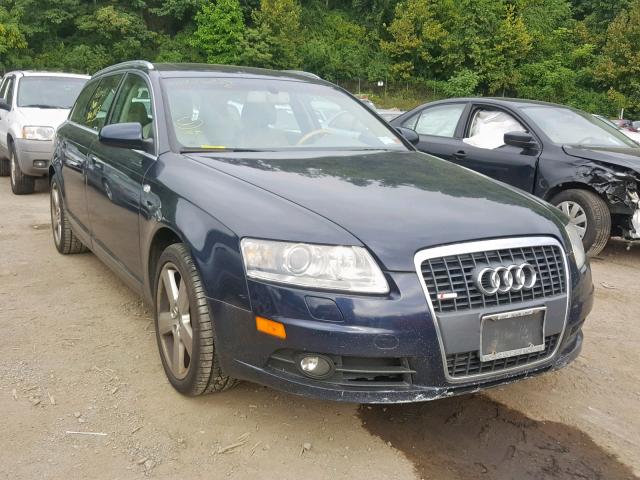 WAUKH74F08N051048 - 2008 AUDI A6 AVANT Q BLUE photo 1