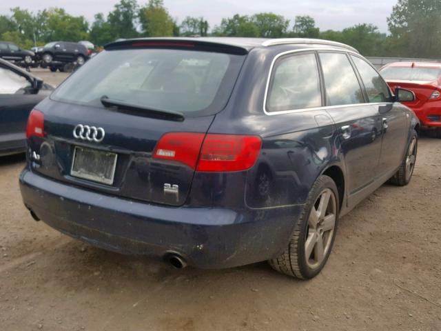 WAUKH74F08N051048 - 2008 AUDI A6 AVANT Q BLUE photo 4