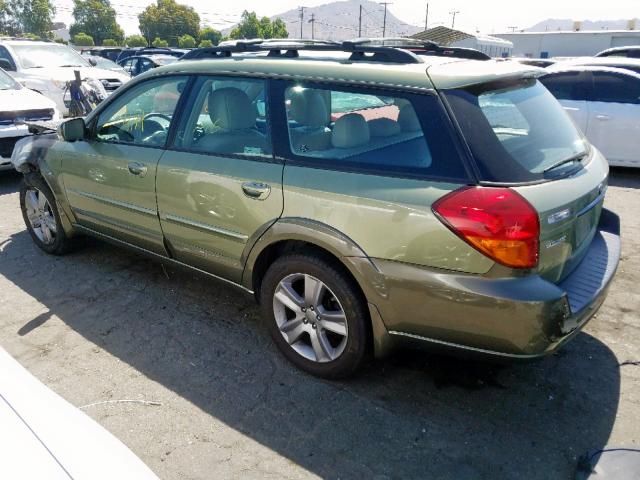 4S4BP86C364334167 - 2006 SUBARU LEGACY OUT GREEN photo 3