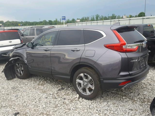 2HKRW2H85JH664939 - 2018 HONDA CR-V EXL GRAY photo 3