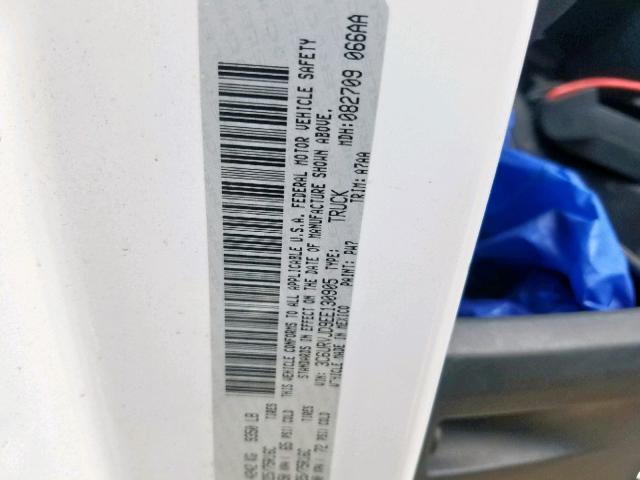 3C6URVJD9EE130905 - 2014 RAM PROMASTER Boz foto 10