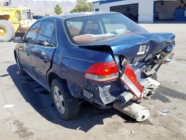 3HGCG56472G702090 - 2002 HONDA ACCORD LX BLUE photo 3