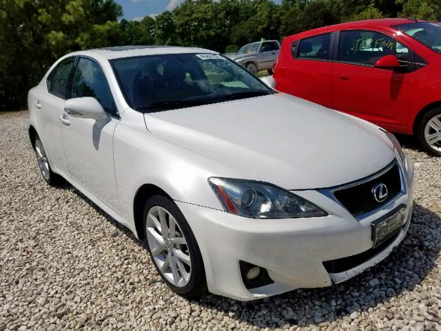 JTHCF5C2XC5055406 - 2012 LEXUS IS 250 WHITE photo 1