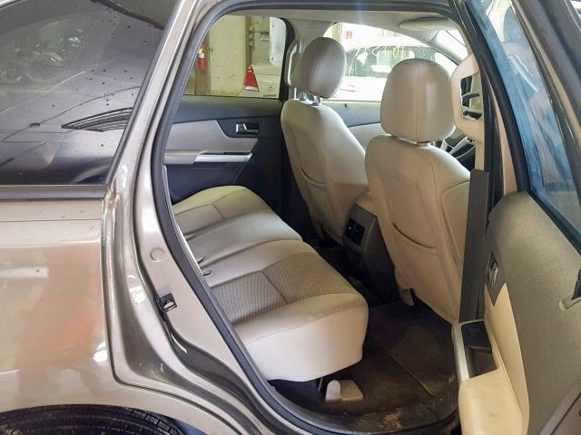 2FMDK4JCXEBA84308 - 2014 FORD EDGE SEL BROWN photo 6