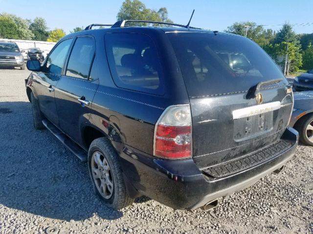 2HNYD18644H520624 - 2004 ACURA MDX TOURIN BLACK photo 3