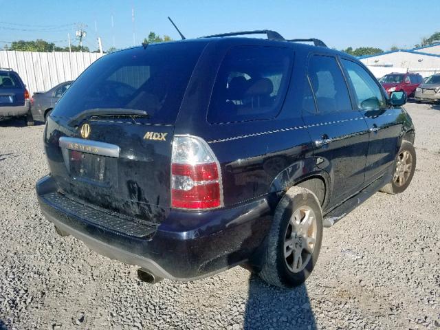 2HNYD18644H520624 - 2004 ACURA MDX TOURIN BLACK photo 4