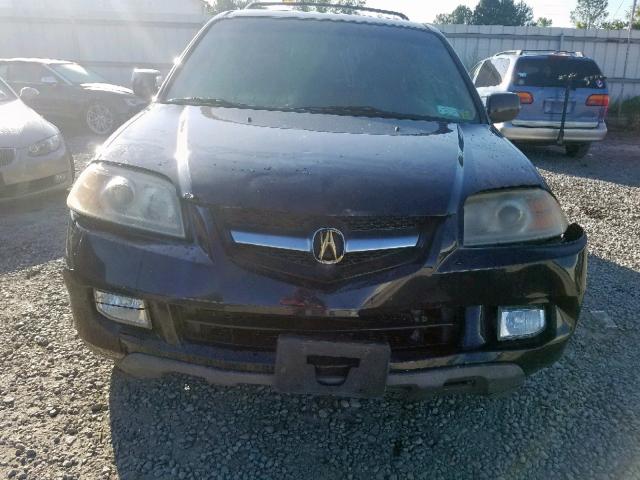 2HNYD18644H520624 - 2004 ACURA MDX TOURIN BLACK photo 9