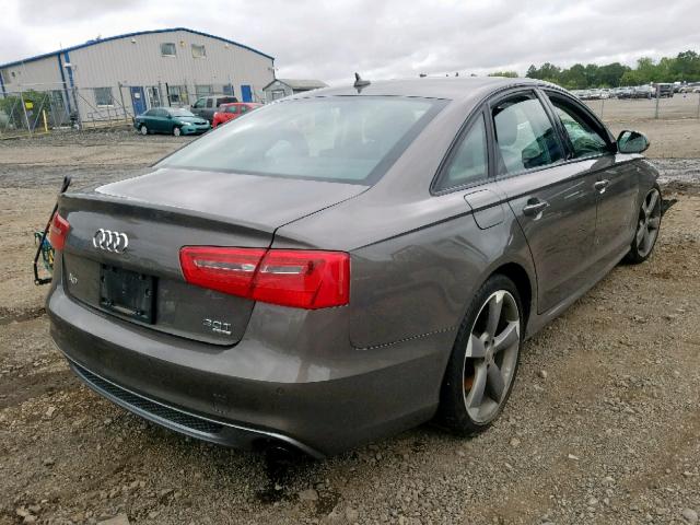 WAUHGAFC3EN074607 - 2014 AUDI A6 PRESTIG TAN photo 4