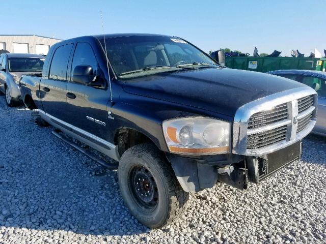 3D7KS29C16G209284 - 2006 DODGE RAM 2500 BLACK photo 1