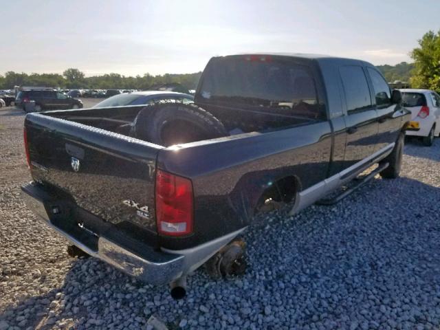 3D7KS29C16G209284 - 2006 DODGE RAM 2500 BLACK photo 4