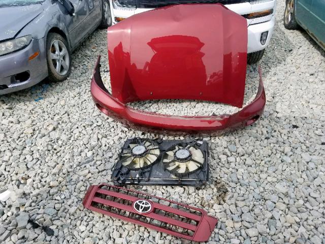 JTEEP21A250123693 - 2005 TOYOTA HIGHLANDER RED photo 9