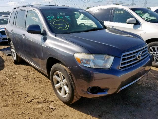 JTEDS41A182067339 - 2008 TOYOTA HIGHLANDER GRAY photo 1