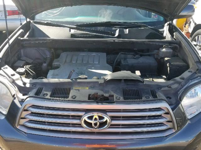 JTEDS41A182067339 - 2008 TOYOTA HIGHLANDER GRAY photo 7