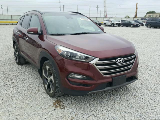 KM8J3CA27GU066444 - 2016 HYUNDAI TUCSON LIM MAROON photo 1