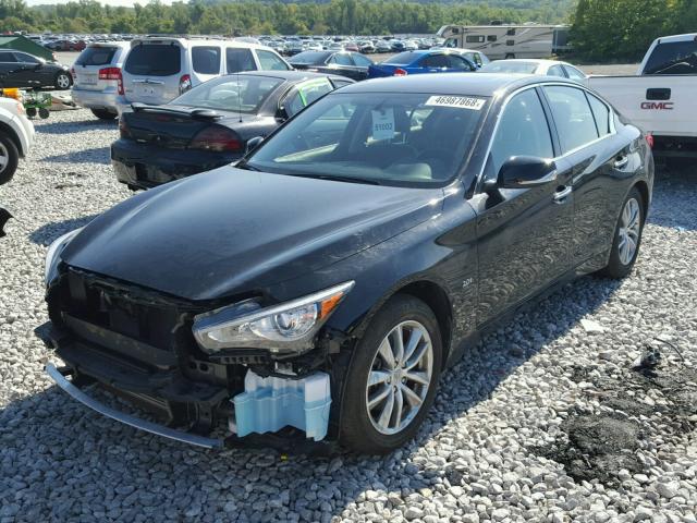 JN1CV7AR7GM253083 - 2016 INFINITI Q50 BASE BLACK photo 2