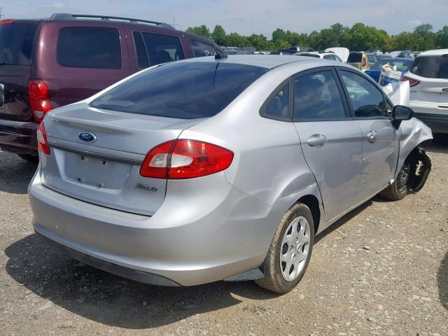 3FADP4AJ7CM128366 - 2012 FORD FIESTA S SILVER photo 4