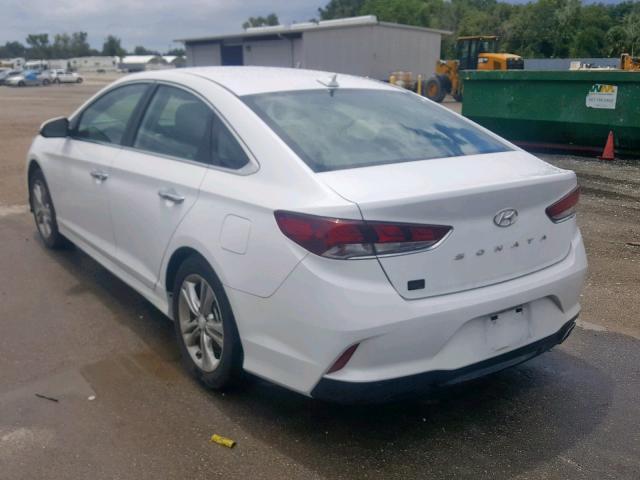 5NPE34AF4JH611838 - 2018 HYUNDAI SONATA SPO WHITE photo 3