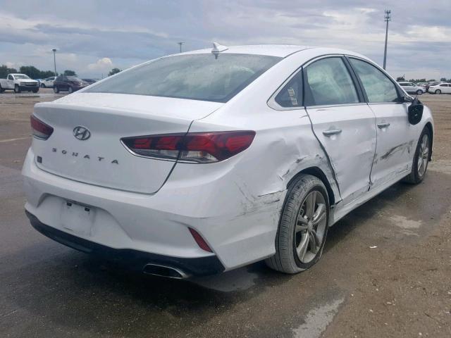 5NPE34AF4JH611838 - 2018 HYUNDAI SONATA SPO WHITE photo 4