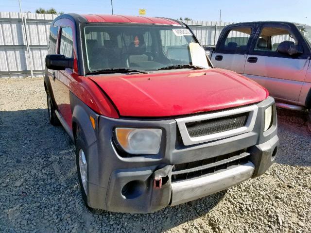 5J6YH18665L007853 - 2005 HONDA ELEMENT EX RED photo 1