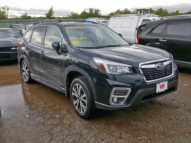 JF2SKAUC1KH556577 - 2019 SUBARU FORESTER L BLACK photo 1