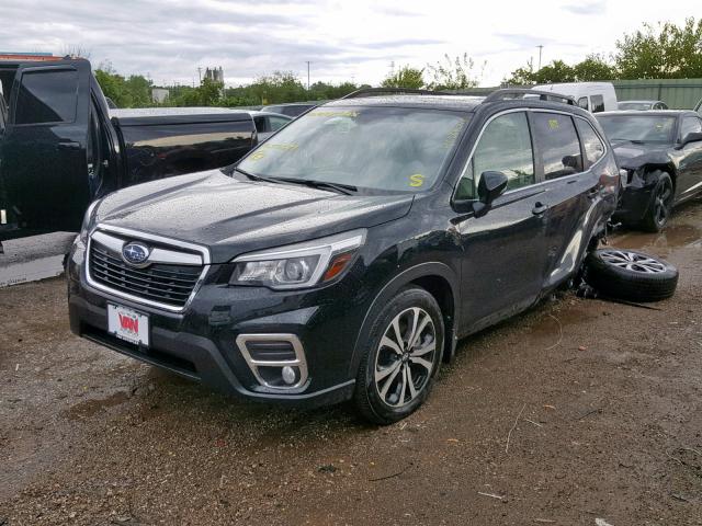 JF2SKAUC1KH556577 - 2019 SUBARU FORESTER L BLACK photo 2