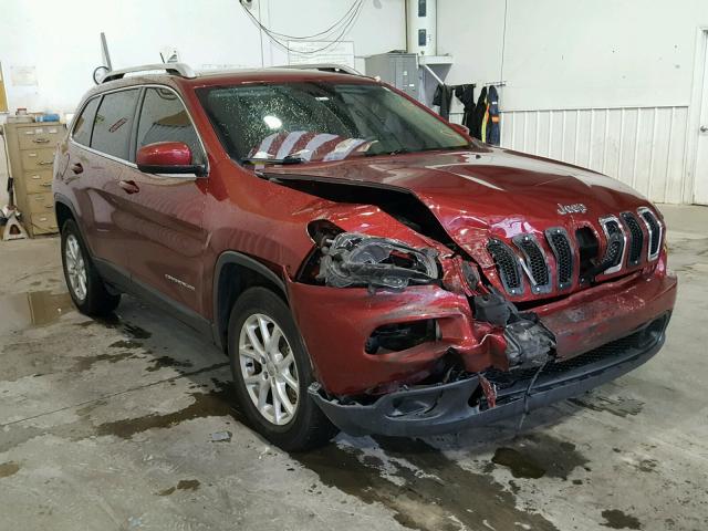 1C4PJMCS0FW709503 - 2015 JEEP CHEROKEE L BURGUNDY photo 1