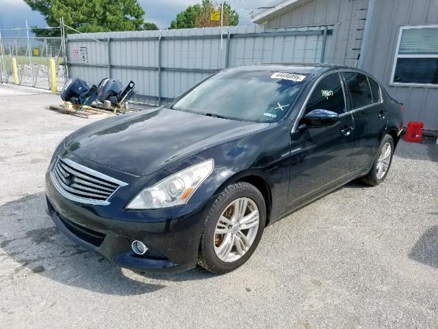 JN1CV6AR5BM403257 - 2011 INFINITI G37 BLACK photo 2