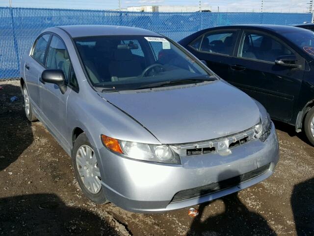 1HGFA16306L808159 - 2006 HONDA CIVIC DX V SILVER photo 1