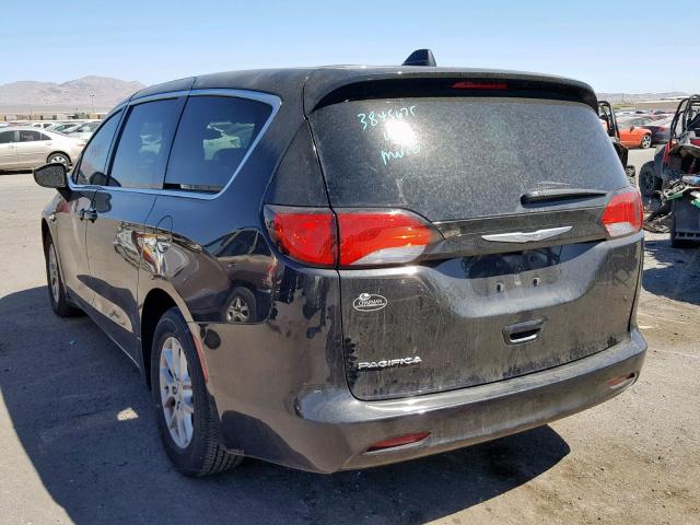 2C4RC1CG2HR594069 - 2017 CHRYSLER PACIFICA L BLACK photo 3