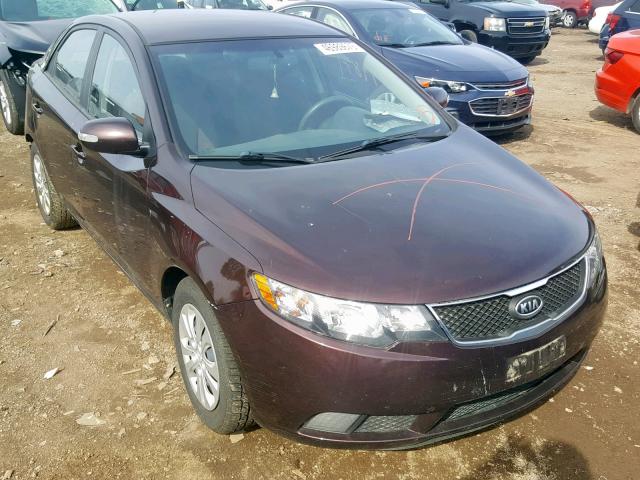 KNAFU4A22A5826727 - 2010 KIA FORTE EX PURPLE photo 1