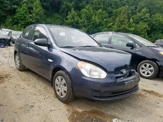 KMHCM36C49U109549 - 2009 HYUNDAI ACCENT GS BLUE photo 1