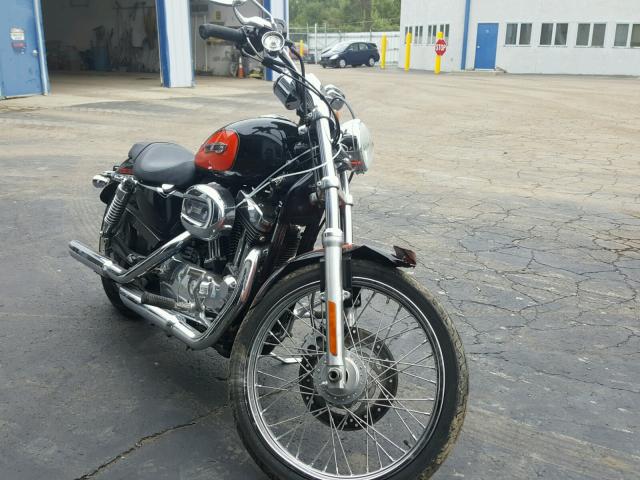 1HD1CT3128K443363 - 2008 HARLEY-DAVIDSON XL1200 C BLACK photo 1