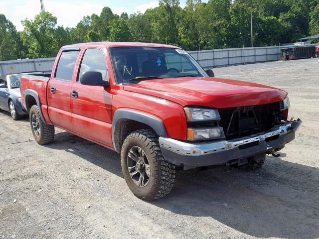 2GCEK13T061199396 - 2006 CHEVROLET SILVERADO RED photo 1