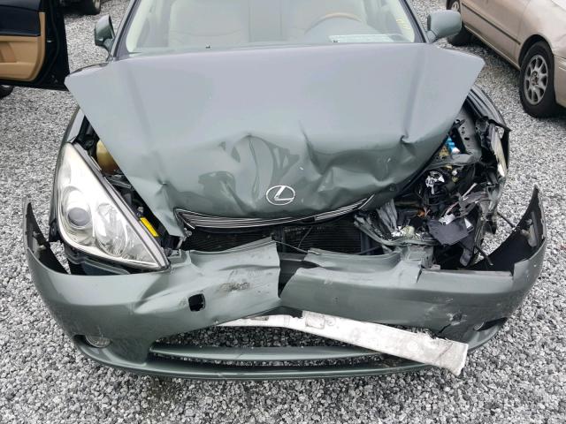 JTHBA30G365170139 - 2006 LEXUS ES 330 GREEN photo 7