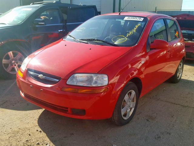 KL1TD66656B525012 - 2006 CHEVROLET AVEO BASE Qırmızı foto 2
