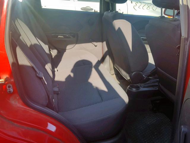 KL1TD66656B525012 - 2006 CHEVROLET AVEO BASE Qırmızı foto 6