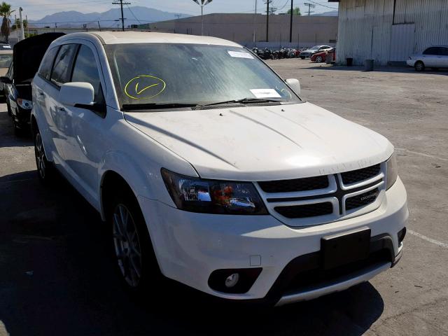 3C4PDDEG0KT764596 - 2019 DODGE JOURNEY GT WHITE photo 1