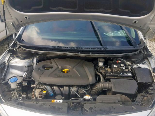 KNAFX4A86F5331109 - 2015 KIA FORTE EX SILVER photo 7