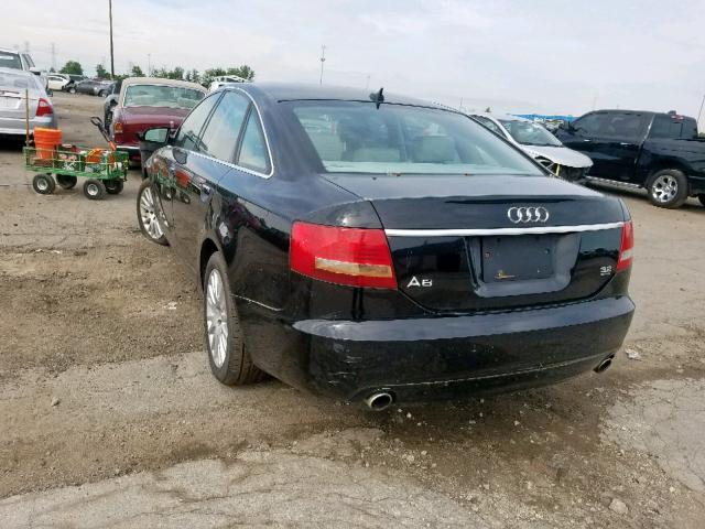 WAUDH74FX8N011682 - 2008 AUDI A6 3.2 QUA BLACK photo 3